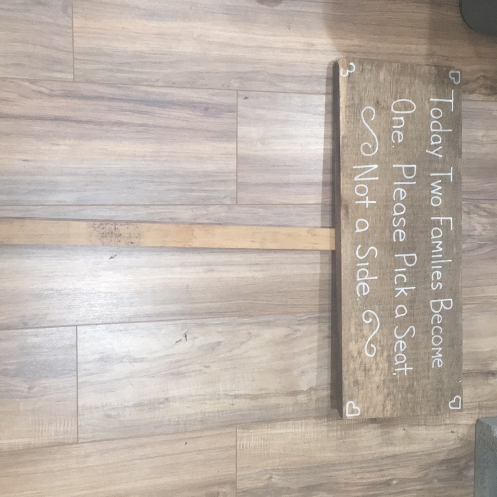 Wedding sign